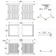 DISH RACK WITH DRAIN BOTTOM RACK - 60 DISH RACK WITH DRAIN BOTTOM RACK